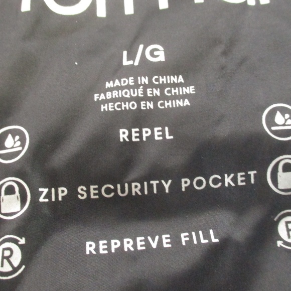 Calvin Klein Performance‎ Puffer Jacket Women's Large Black Reprive Fill Quilted - Picture 7 of 10